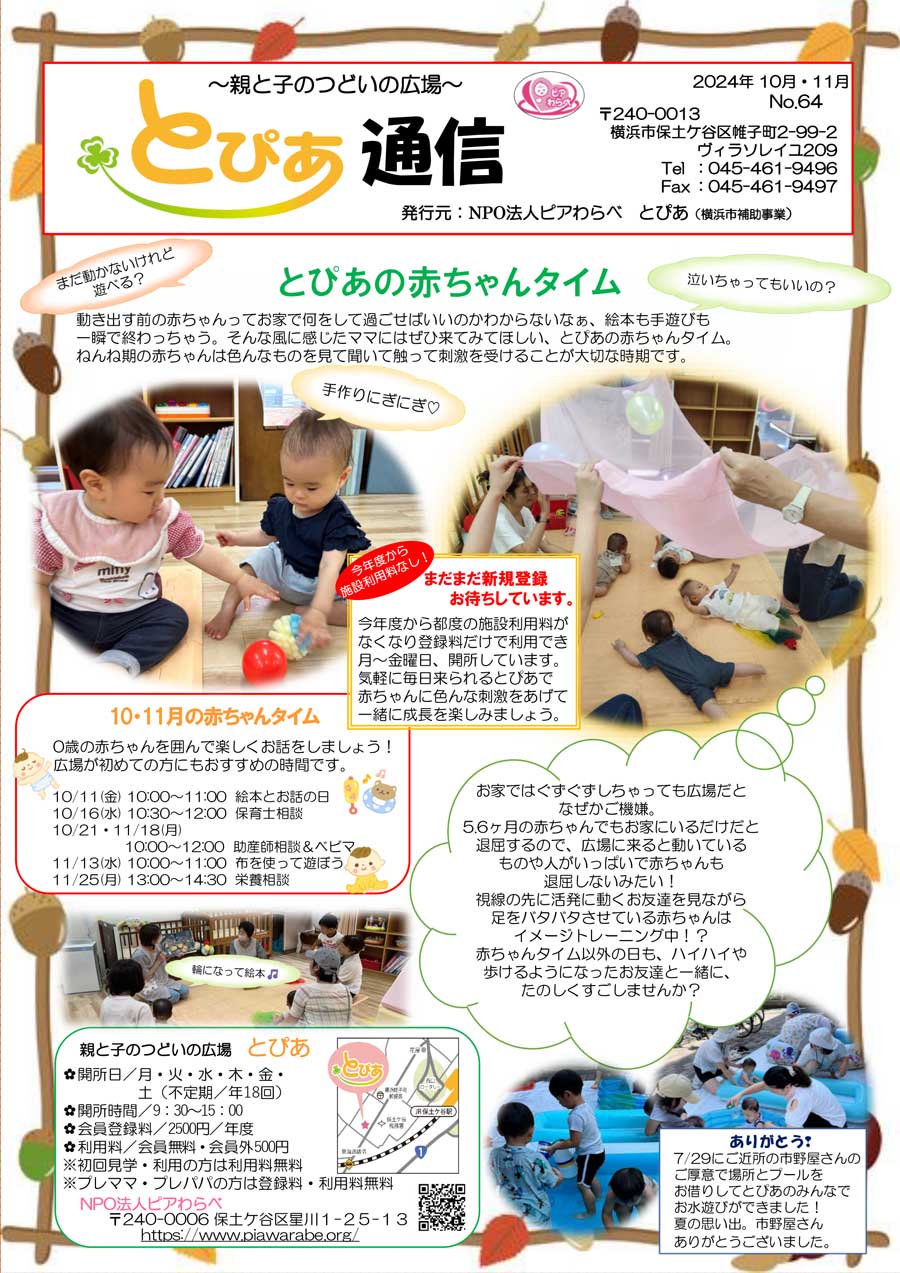 とぴあ通信・64号表面