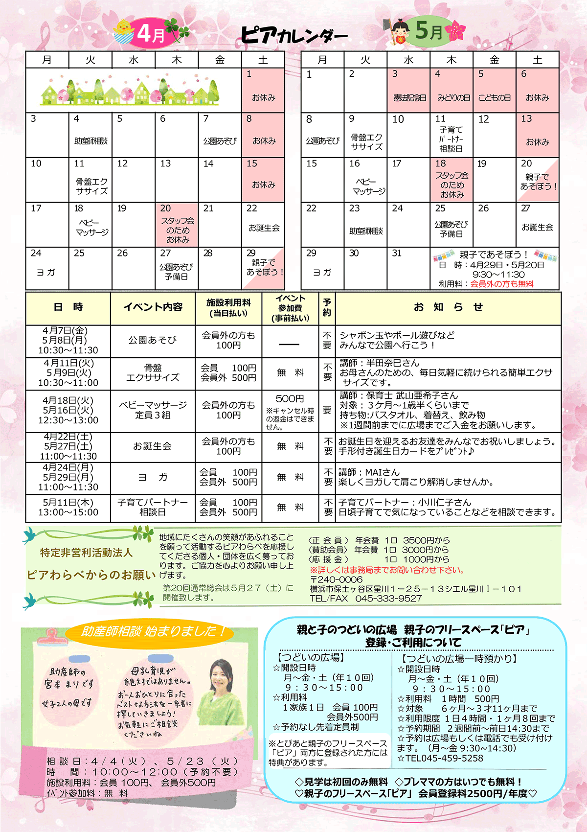 ピア通信・裏面